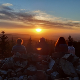 Vollmond & Sonnenaufgang